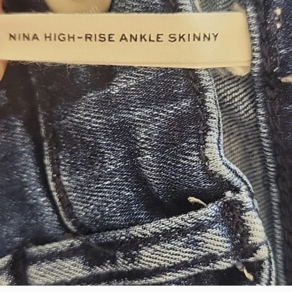 RAG AND BONE Nina High Rise Ankle Skinny Size 31 - Picture 10 of 16